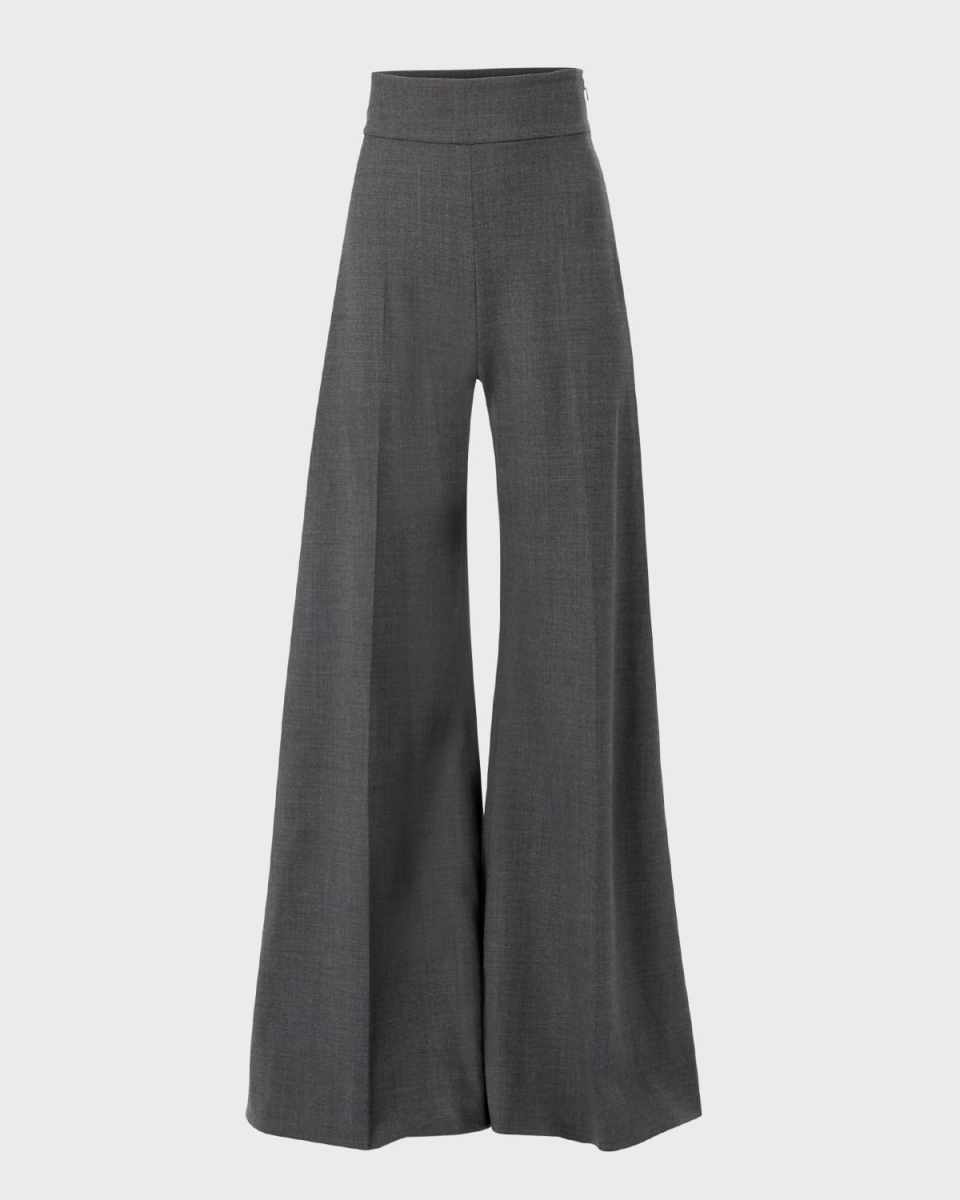 Ultra-High Waist Wide-Leg Trousers