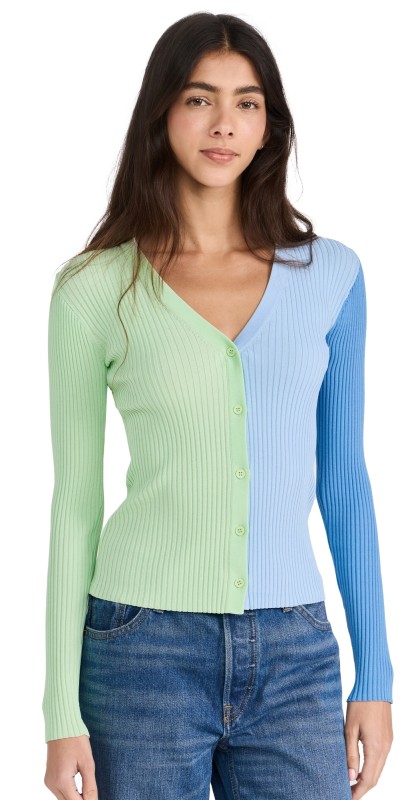 STAUD Cargo Sweater Matcha Sherbert
