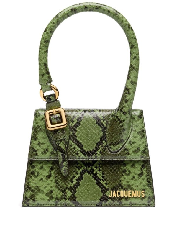 Le Chiquito snakeskin-effect mini bag