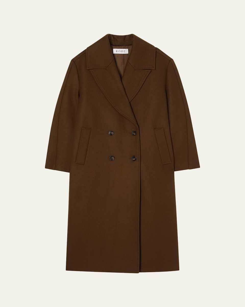 Oversized Double-Breasted Coat
