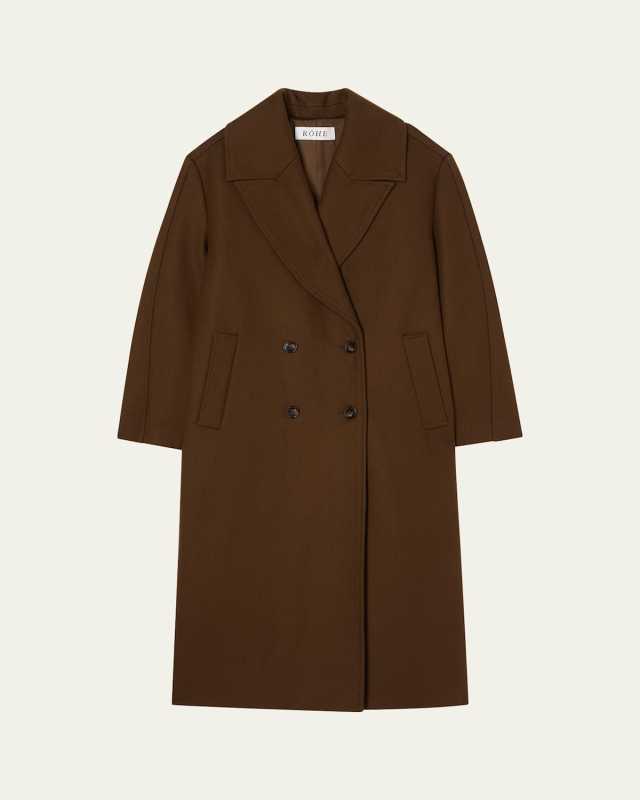 Oversized Double-Breasted Coat