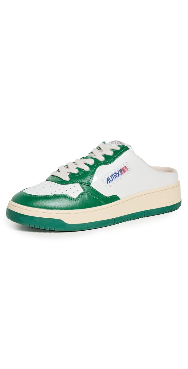 Autry Medalist Mule Sneakers White/Amazon