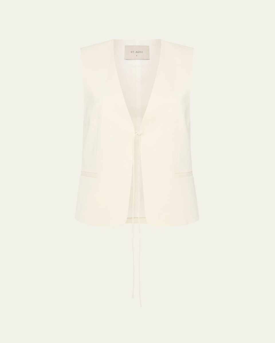 Rouleau Tie-Front Vest