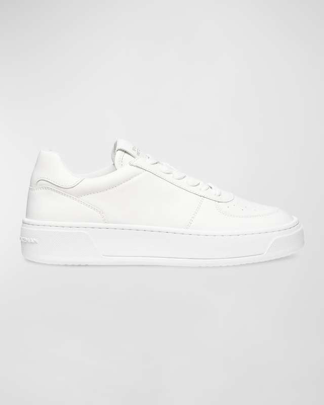 Leather Courtside Low-Top Sneakers