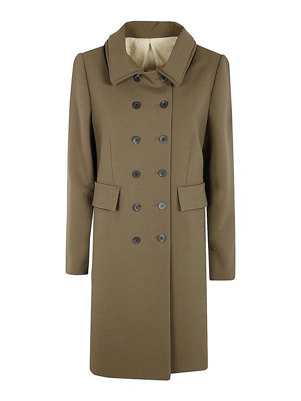 Ibrigu Manteau Court - Marron