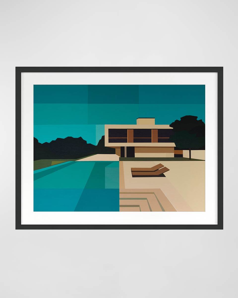 "Summer House" Print by Andy Burgess, Framed Under Glass