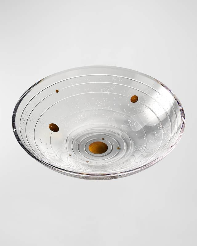 Orbit Low Crystal Bowl, 12"