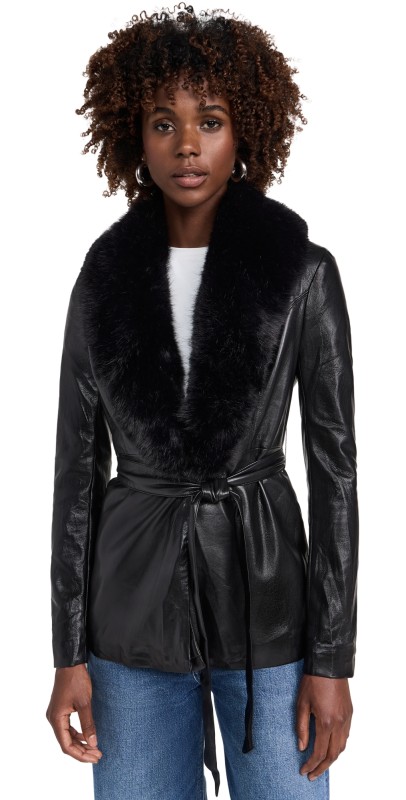 Amanda Uprichard Lancetti Jacket Black