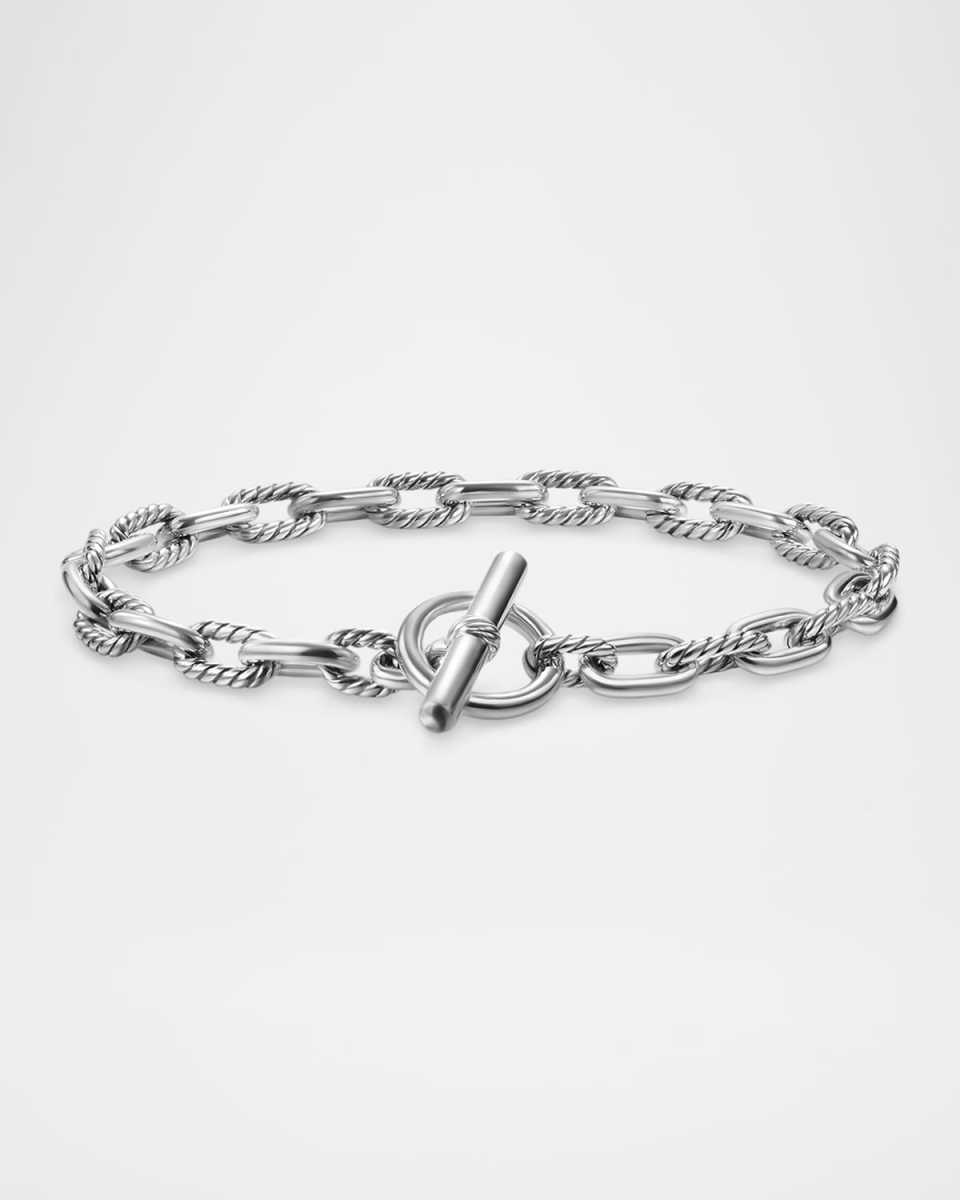 5.5mm DY Madison Toggle Bracelet in Silver