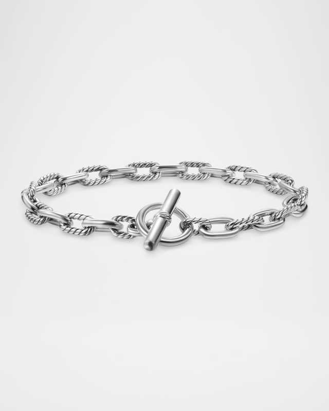 5.5mm DY Madison Toggle Bracelet in Silver