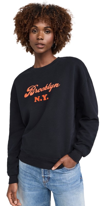 KULE The Oversized Brooklyn Sweatshirt Black