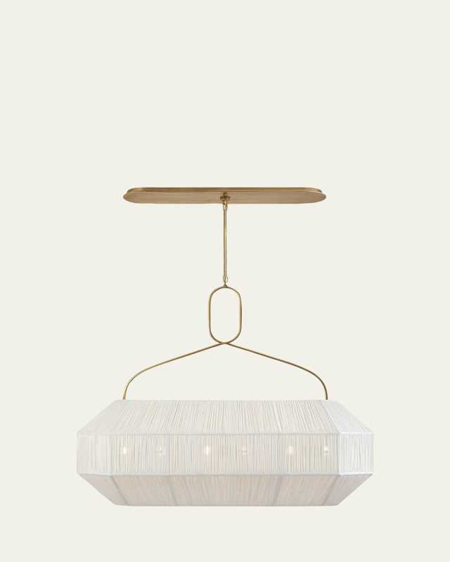 Forza Medium Gathered Linear Lantern By Kelly Wearstler