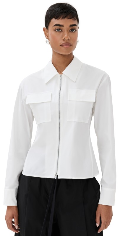 A. L.C. Sage Top White