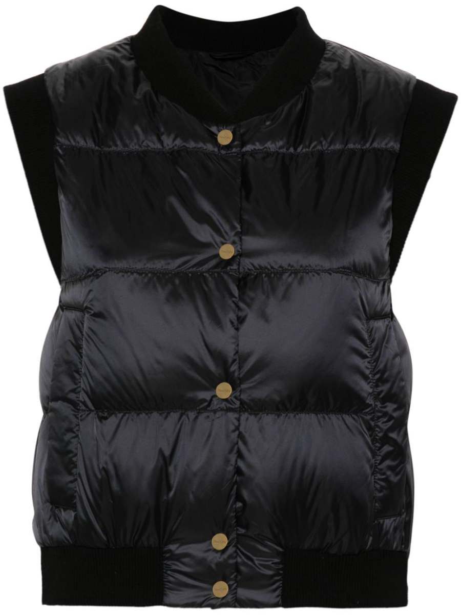 quilted padded gilet