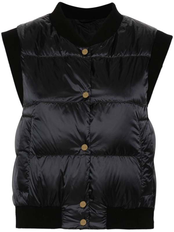 quilted padded gilet