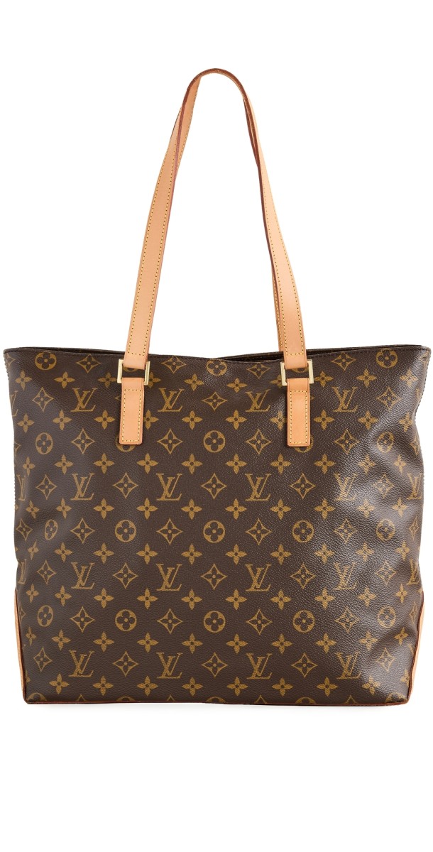What Goes Around Comes Around Louis Vuitton Monogram AB Cabas Mezzo Tote Brow