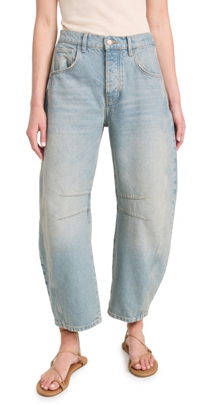 Free People Good Luck Barrel Leg Jeans Kismet