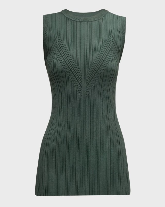 Semma Sleeveless Ribbed Sweater