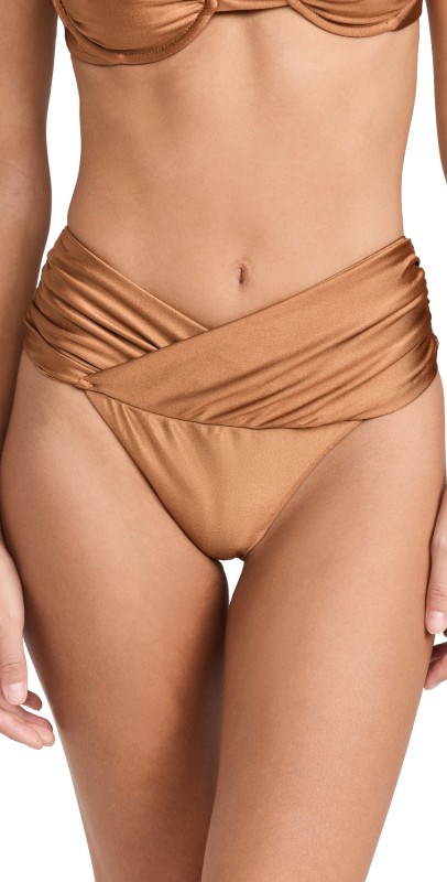 JADE Swim Anya Bikini Bottoms Hazel