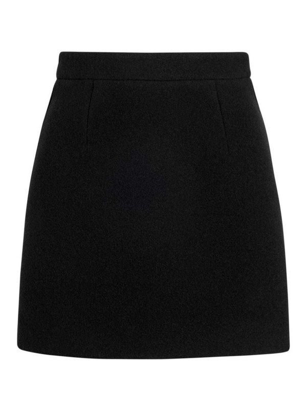 Patou Jupe Midi - Noir