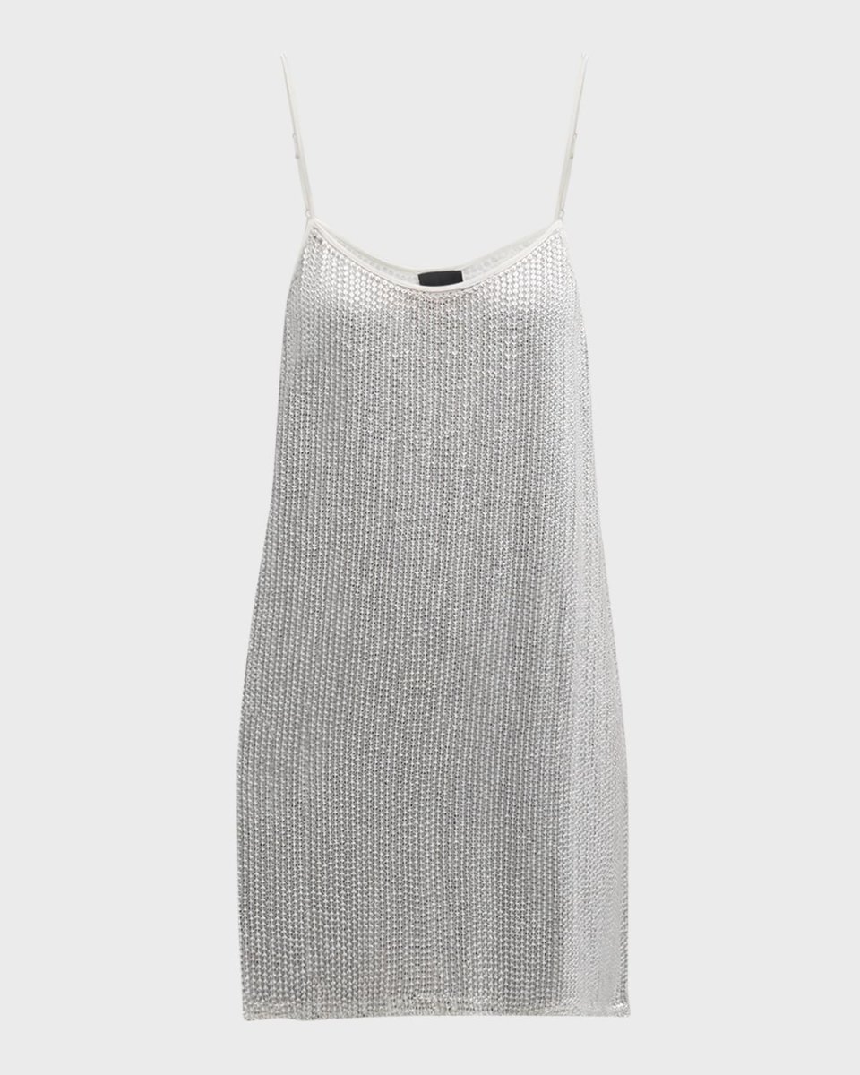 Done and Done Crystal Mini Dress