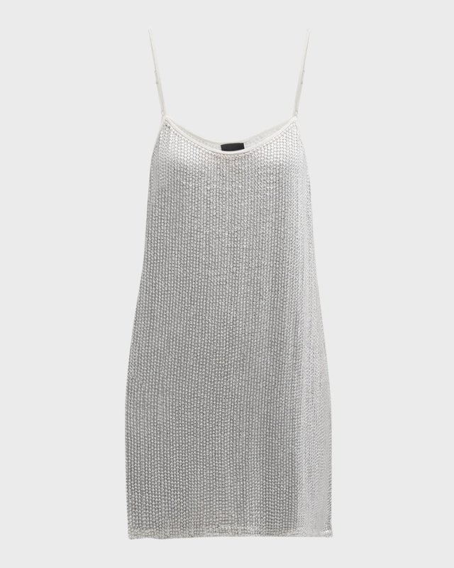 Done and Done Crystal Mini Dress