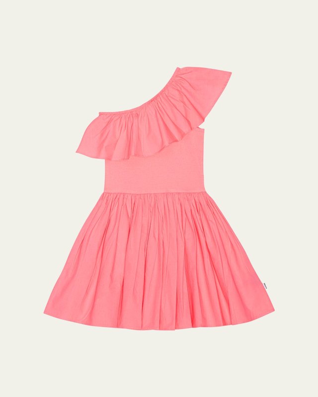 Girl's Chloey One Shoulder Dress, Size 7-14
