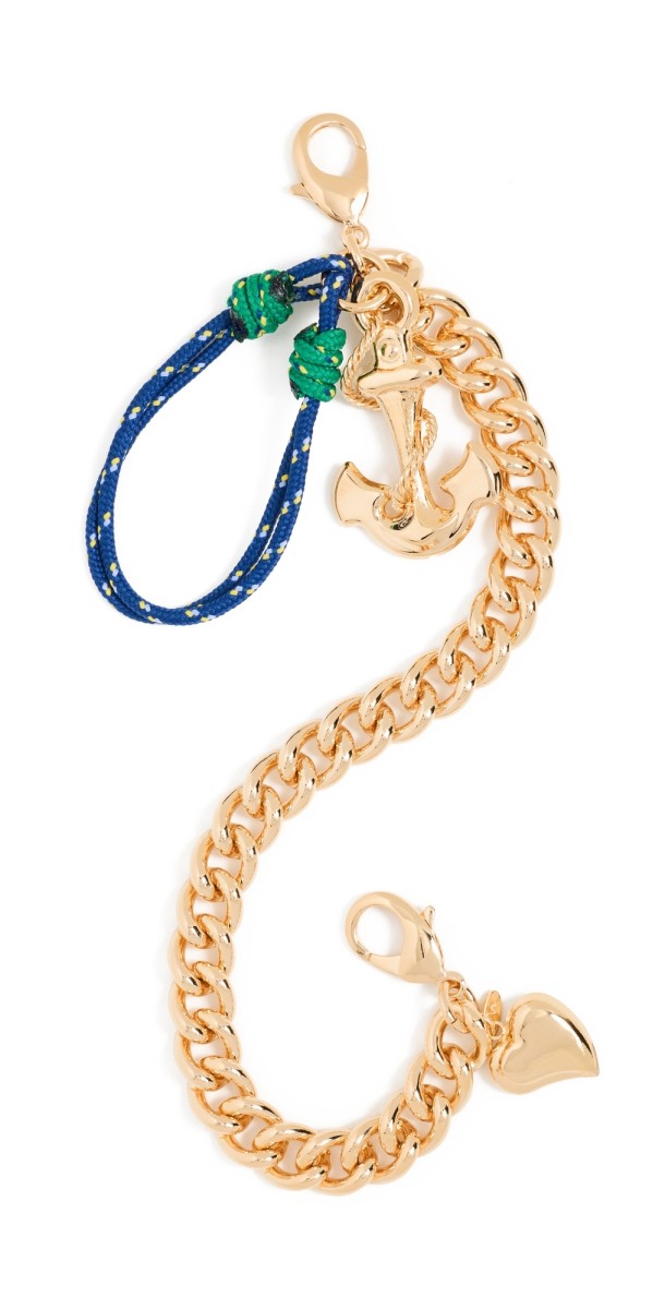 Maison Irem Bag Charm Sailor Keychain Gold
