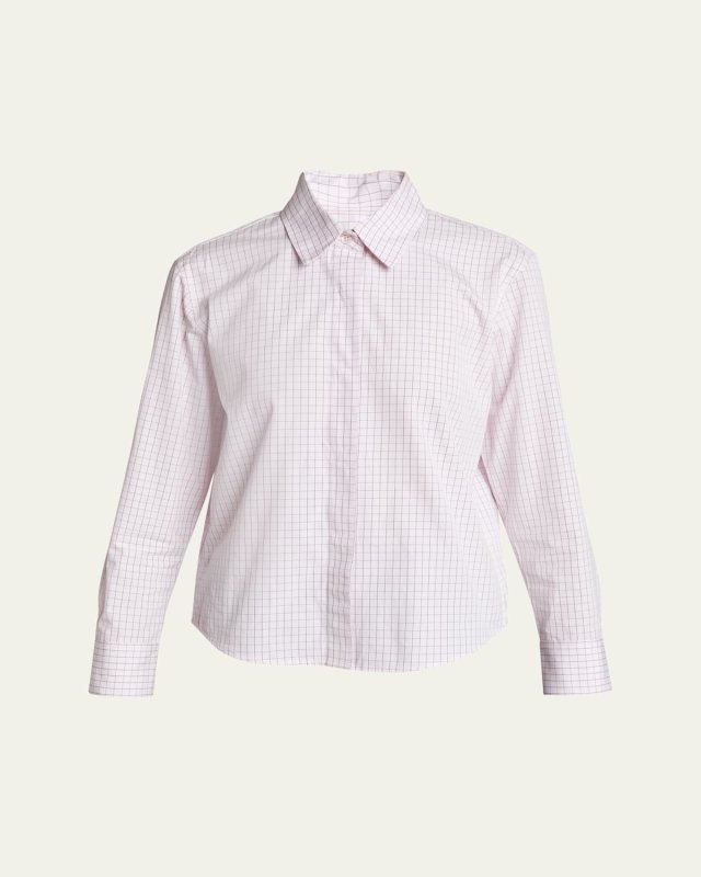 Clavini Printed Button-Front Shirt