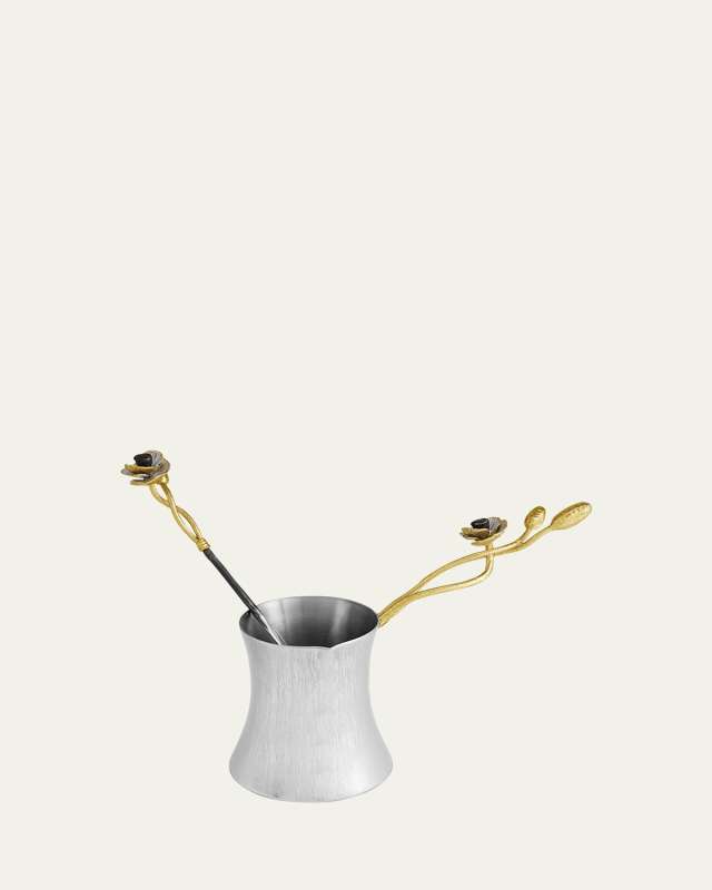 Anemone Coffee Pot With Spoon