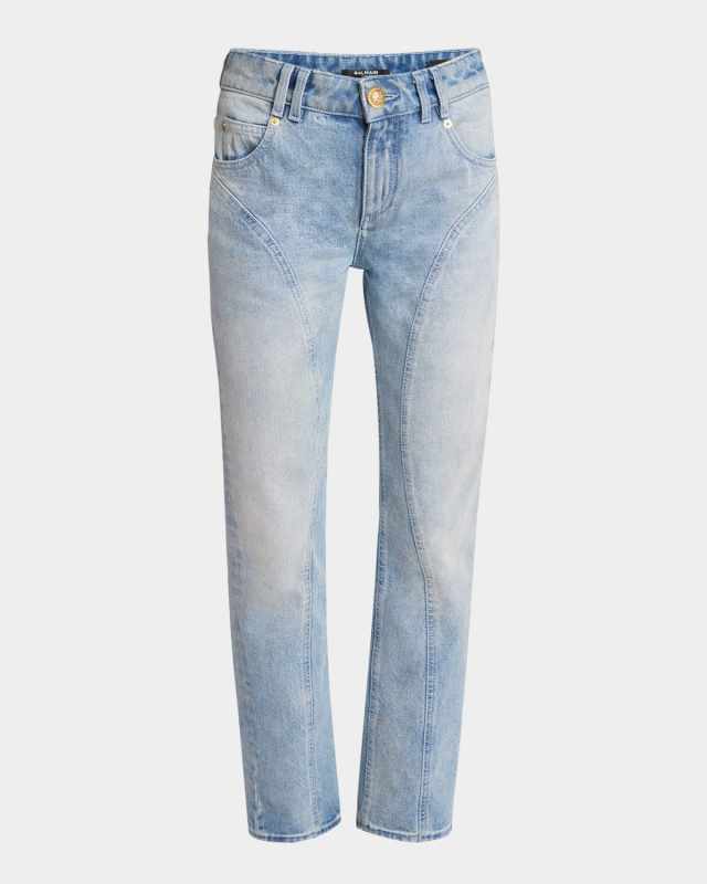 Straight Denim Pants