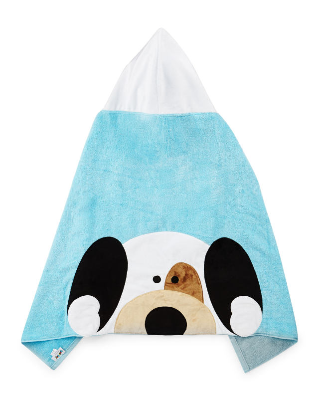 Peek-A-Boo Hooded Towel, Blue