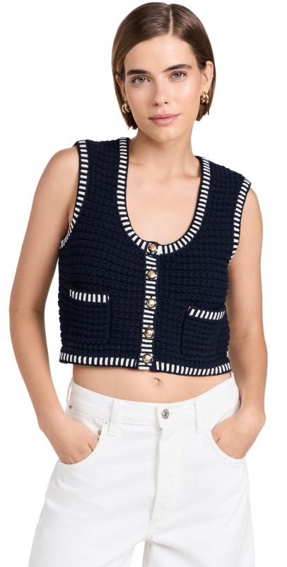 ba & sh Gustave Cardigan Marine