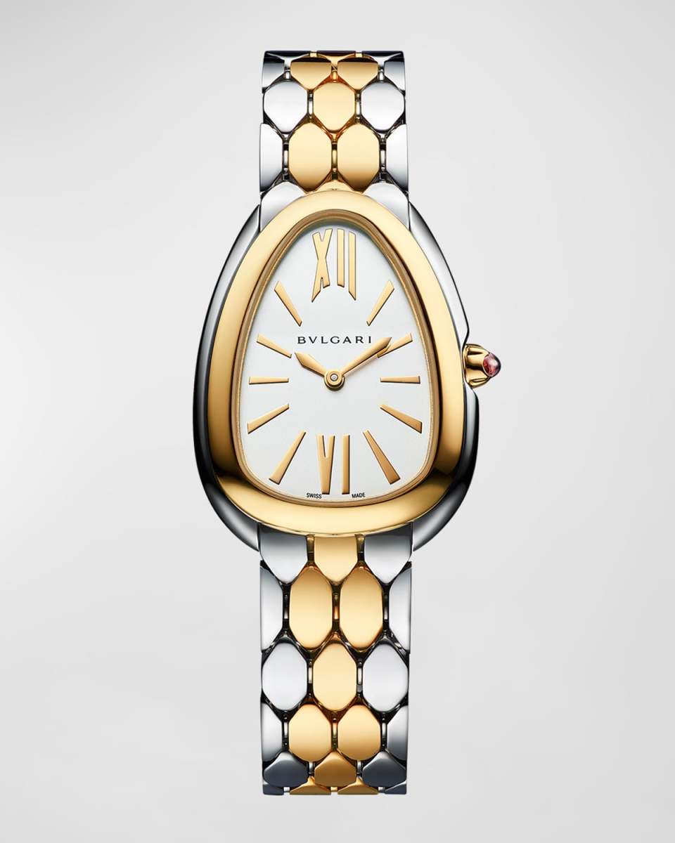 Serpenti Seduttori 33mm Two-Tone Bracelet Watch, Size Medium