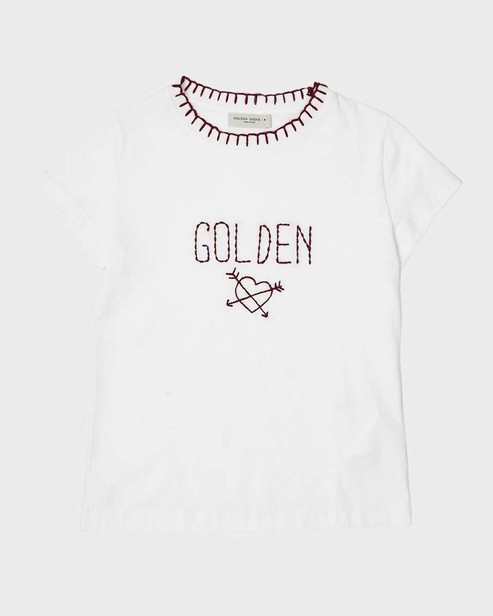 Girl's Journey Embroidered T-Shirt, Size 4-10