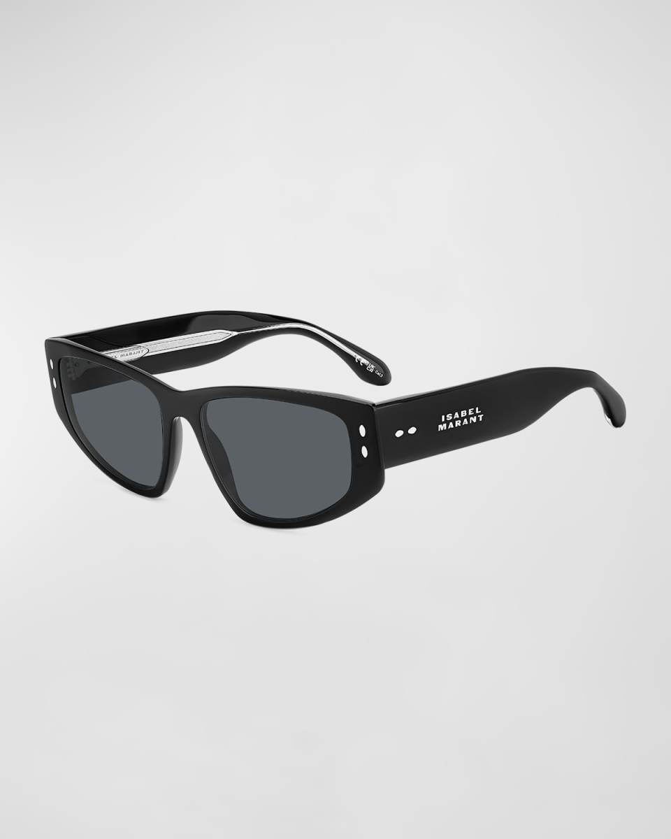 Logo Acetate Cat-Eye Sunglasses