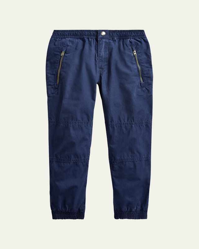 Boy's Poplin Jogger Pants, Size 2-6