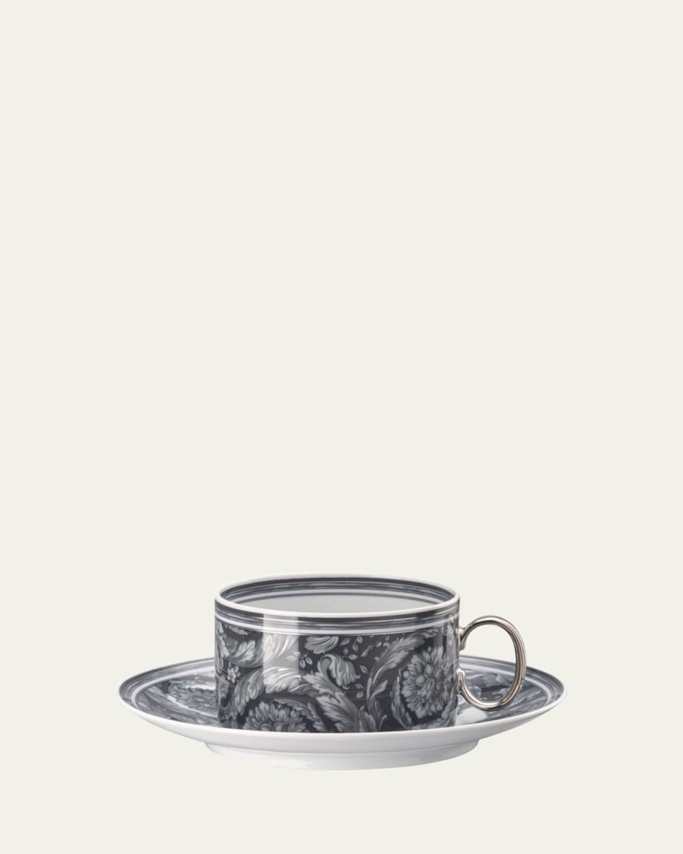 Barocco Haze Tea Cup & Saucer, 6 oz.