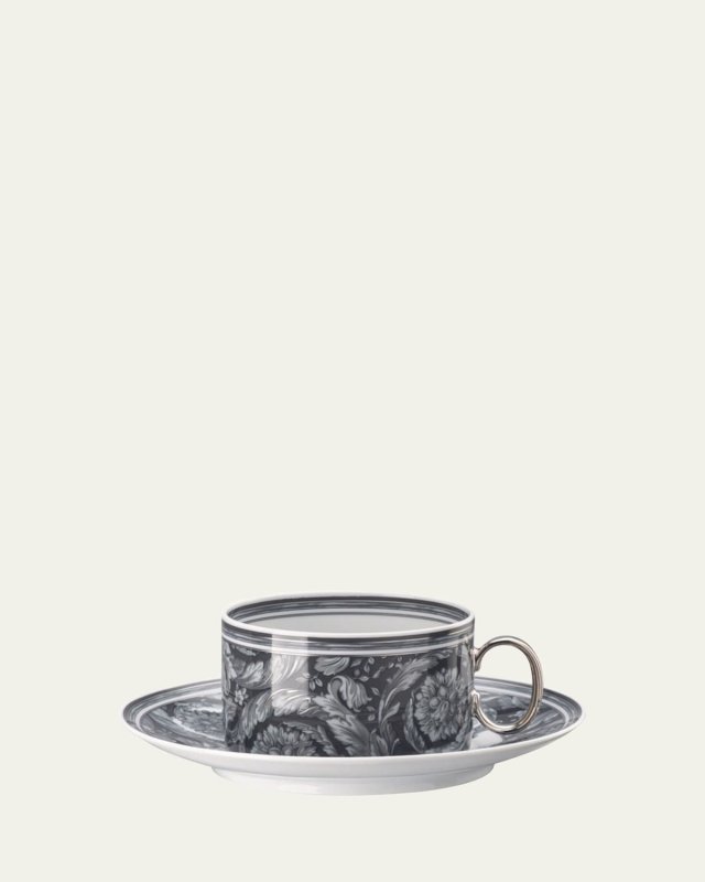 Barocco Haze Tea Cup & Saucer, 6 oz.