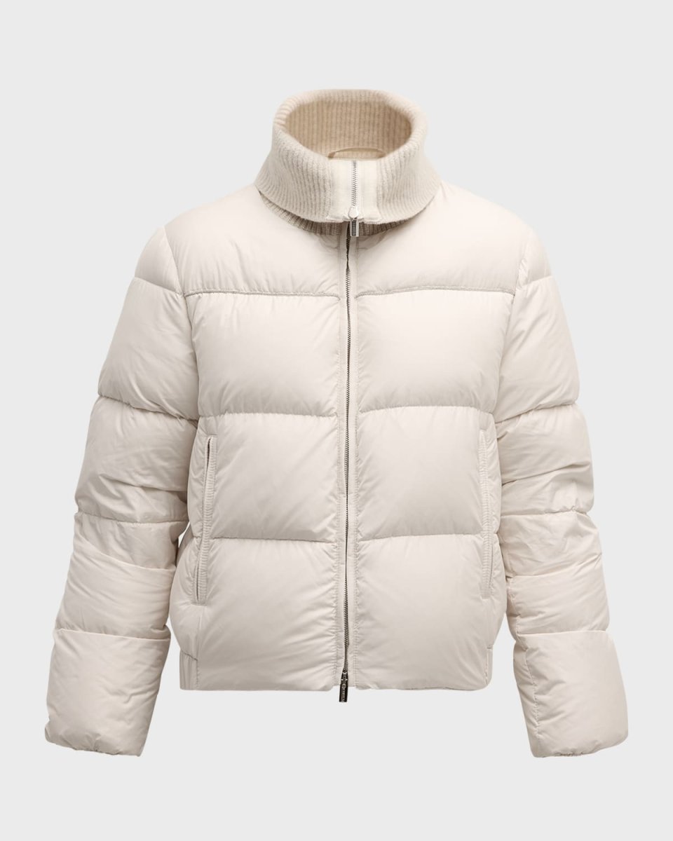 Stand-Collar Puffer Jacket