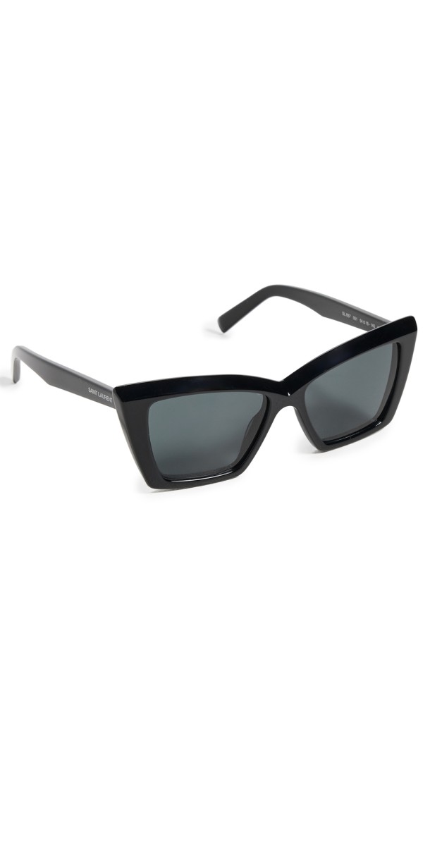 Saint Laurent SL 657 Sunglasses Black-Black-Black
