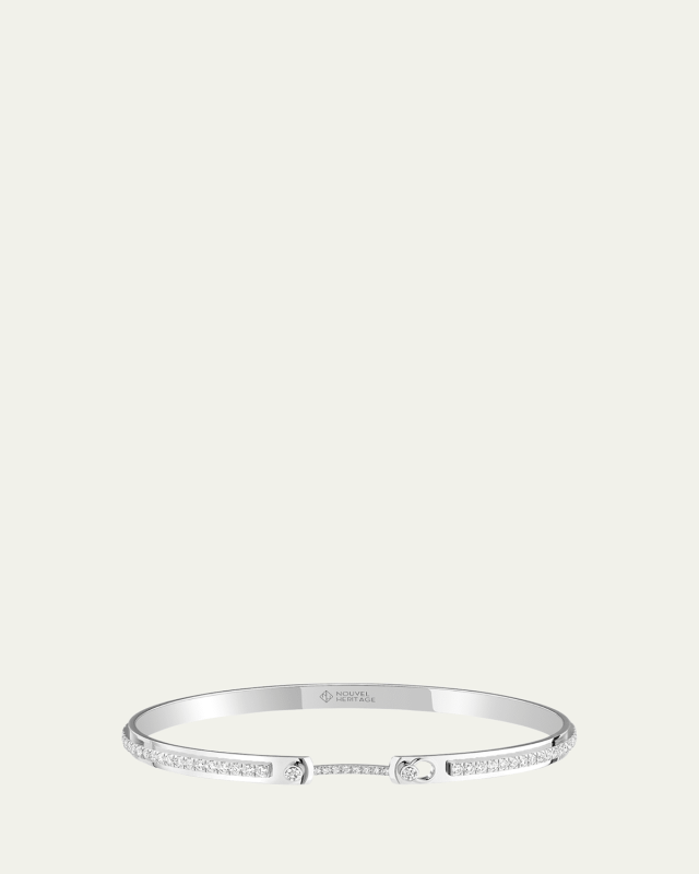 18K Tuxedo Mood Bangle