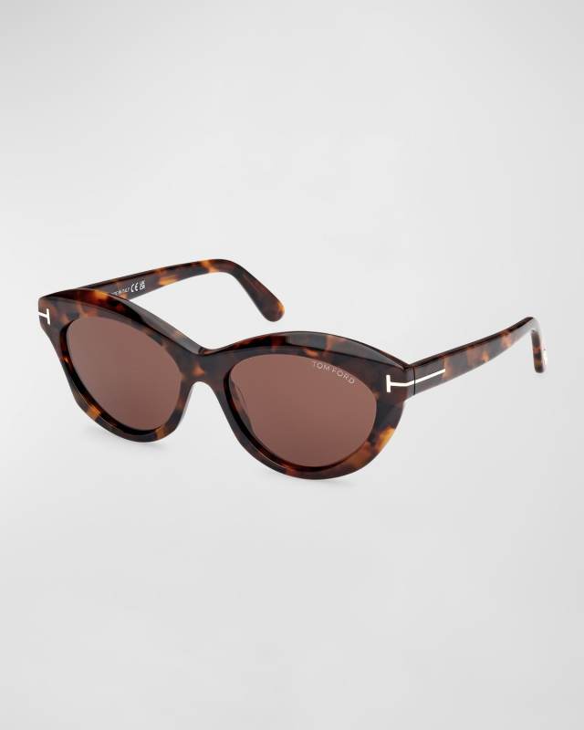 Toni Acetate Oval Sunglasses