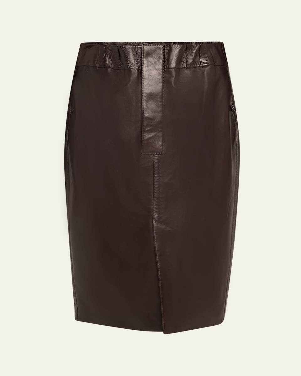Leather Pencil Skirt