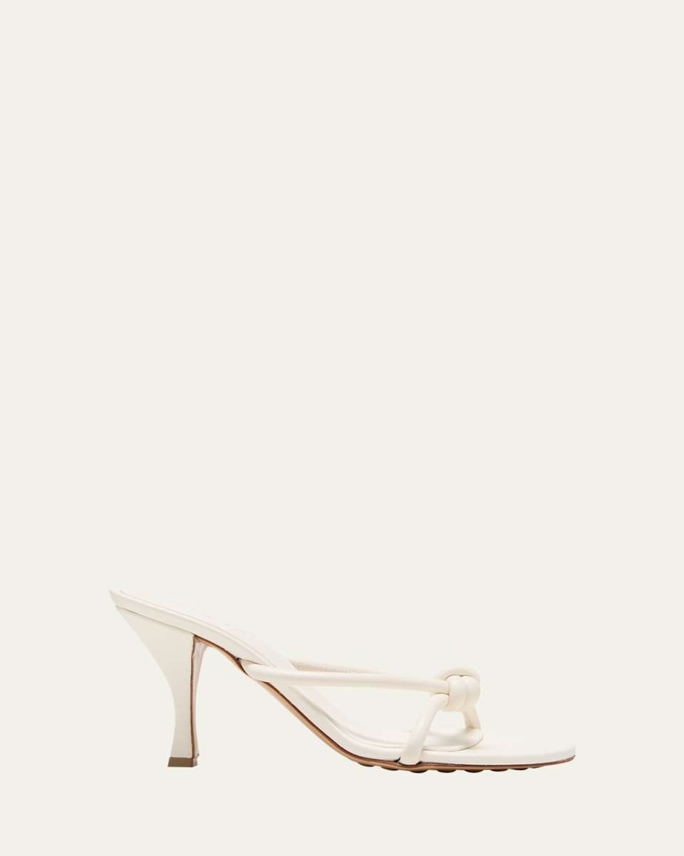 Blink Leather Knot Slide Sandals