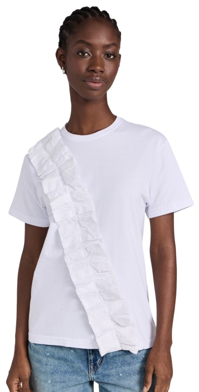 Theulo Project Ruffle T Shirt 01 Crudo