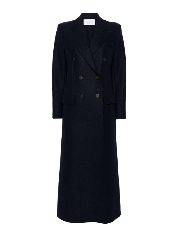 Harris Wharf London Manteau Court - Bleu