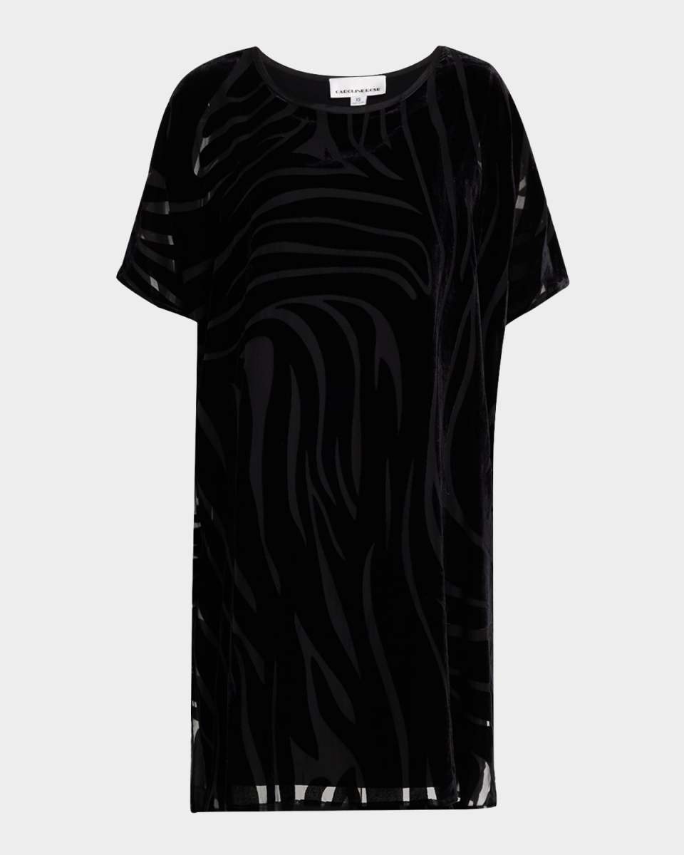 Velvet Burnout Caftan Dress