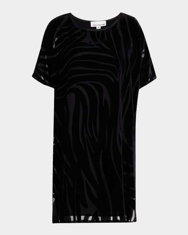 Velvet Burnout Caftan Dress