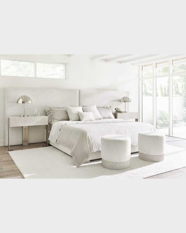 Solaria Extended Panel Upholstered King Bed